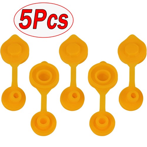5pcs yellow fuel gas - can, jug